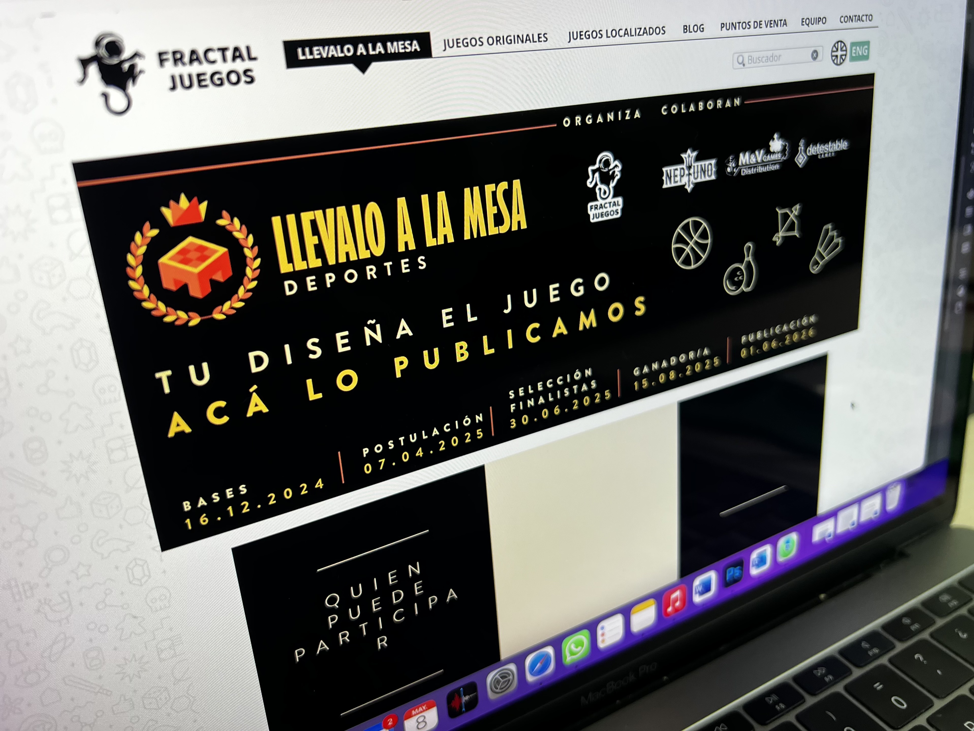 Llévalo a la Mesa 2025 tiene a sus 12 prefinalistas: premio es la edición y publicación del juego