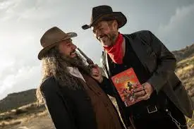 Benja Amorín, autor de Ace of Spades,y el ilustrador David Rubín.
