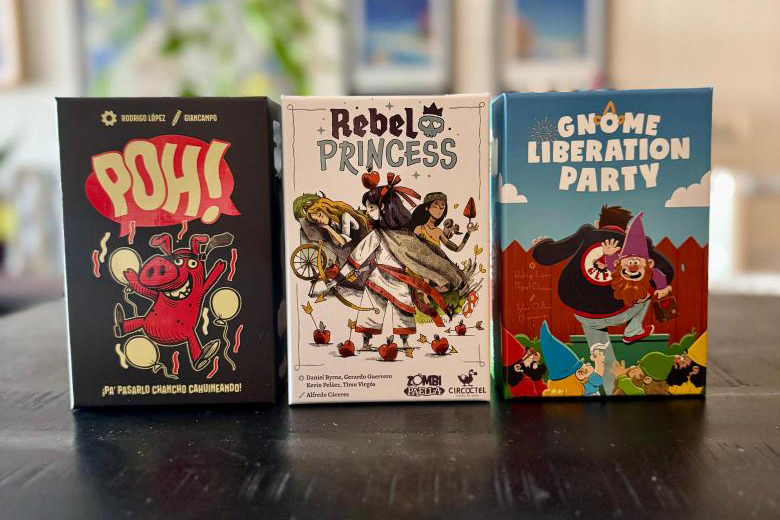 Circoctel lanza tres nuevos juegos de mesa: Rebel Princess, la 2ª edición de POH! y Gnome Liberation Party
