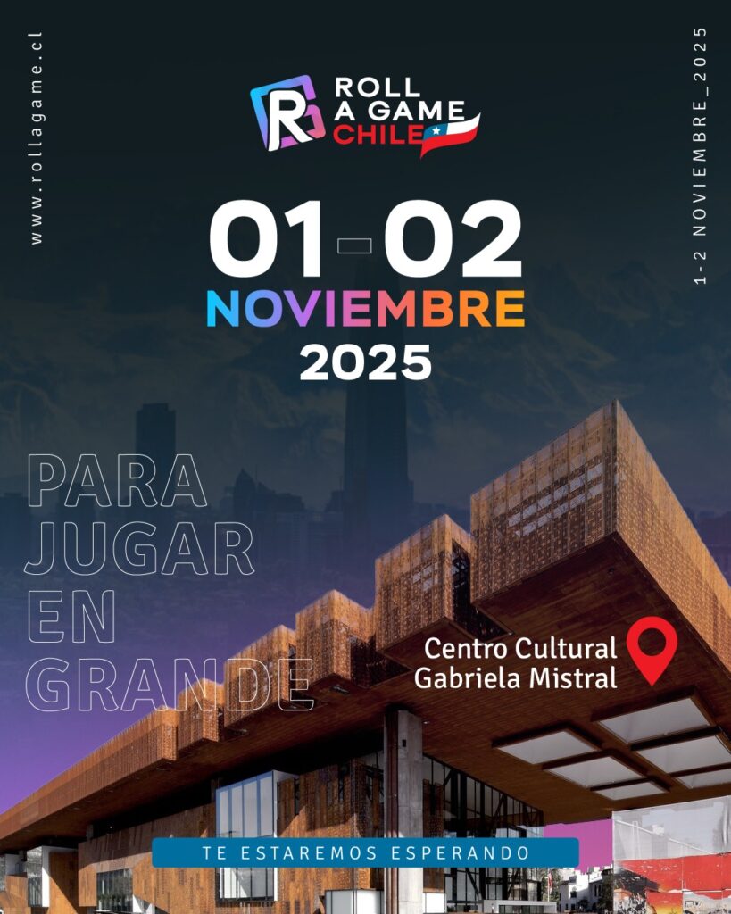 Afiche de la Roll a Game Chile.