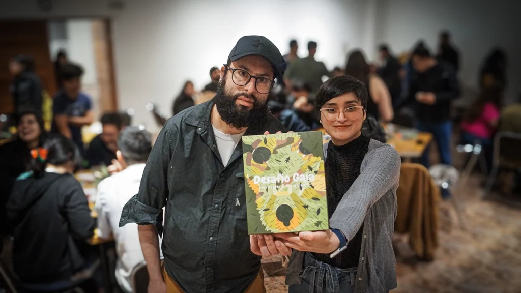 Selim Musleh y Daniela Lazo, autores del juego.