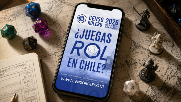 ¿Juegas rol? Quedan pocos días para participar en el primer Censo Rolero de Chile