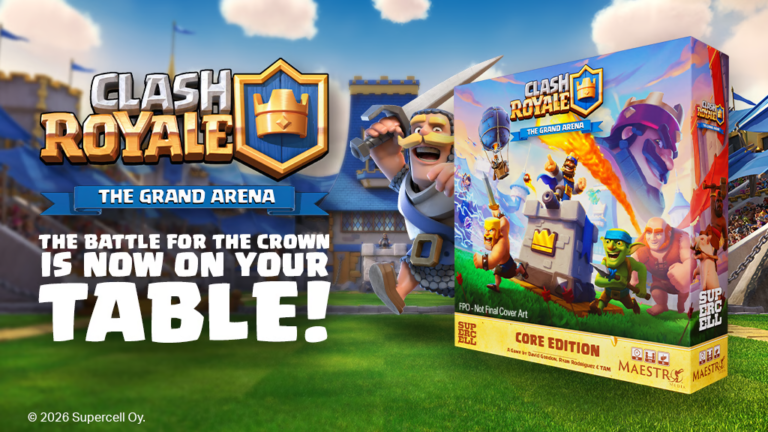 Clash Royale fija para el 20 de octubre el Kickstarter de su juego de mesa The Grand Arena